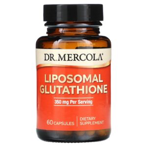 Dr. Mercola, Glutationa Lipossomal, 60 Cápsulas (175 mg por Cápsula)