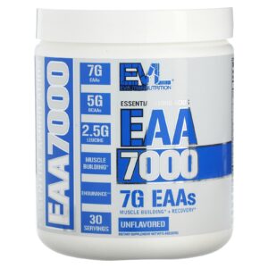 EVLution Nutrition, EAA 7000, Sem Sabor, 237 g (8,4 oz)