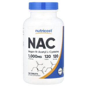 Nutricost NAC 1000 mg 120 Comprimidos