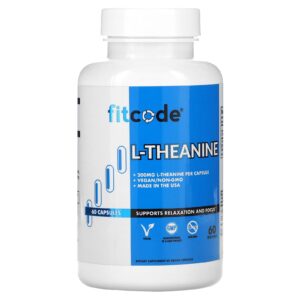 fitcode L-teanina 200 mg 60 Cápsulas Vegetais