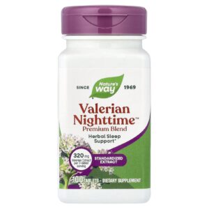 Natures Way Valerian Nighttime™ 100 Comprimidos