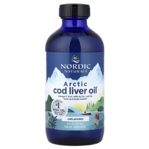 Nordic Naturals Arctic Cod Liver Oil™ Sem Sabor 237 ml (8 fl oz)