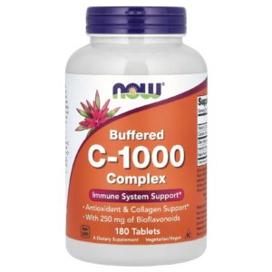 NOW Foods Complexo C-1000 Tamponado 180 Comprimidos