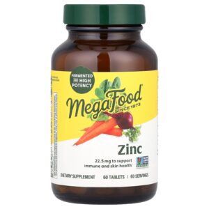 MegaFood Zinco 60 Comprimidos