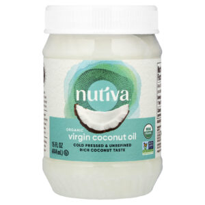 Nutiva Óleo de Coco Virgem Orgânico 444 ml (15 fl oz)