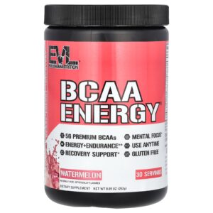 EVLution Nutrition, BCAA Energy®, Melancia, 252 g (8,89 oz)