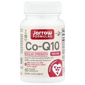 Jarrow Formulas Co-Q10 100 mg 60 Cápsulas Vegetais