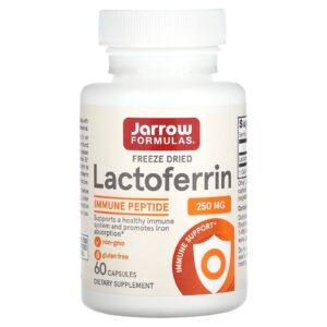 Jarrow Formulas Lactoferrina Liofilizada 250 mg 60 Cápsulas