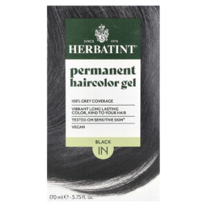 Herbatint Gel Permanente para Coloração de Cabelo 1N Preto 135 ml (456 fl oz)