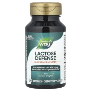 Natures Way Lactose Defense 100 Cápsulas (230 mg por Cápsula)
