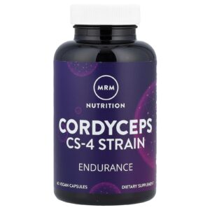 MRM Nutrition Cordyceps Estirpe CS-4 60 Cápsulas Veganas (750 mg por Cápsula)