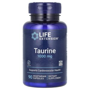Life Extension, Taurina, 1,000 mg, 90 Cápsulas Vegetarianas