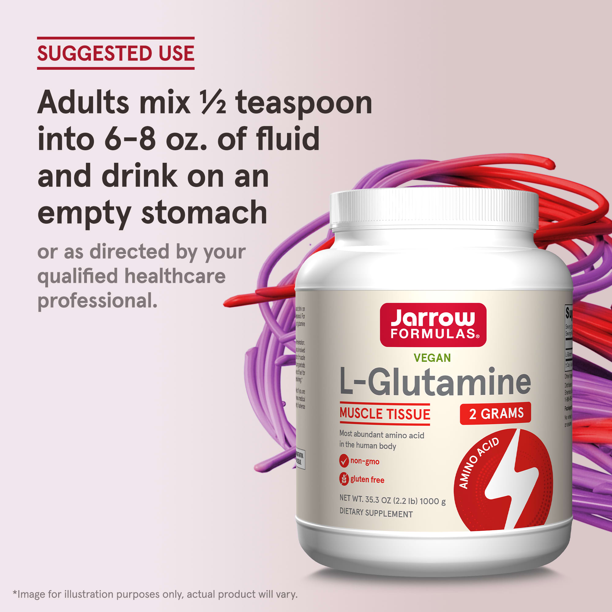 Jarrow Formulas L-Glutamina 1.000 g (353 oz) - Imagem 6