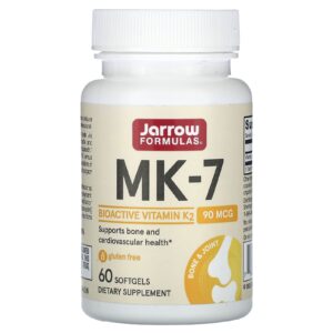 Jarrow Formulas MK-7 90 mcg 60 Cápsulas Softgel