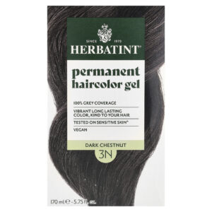 Herbatint Gel de Coloração Permanente para Cabelos 3N Castanho Escuro 135 ml (456 fl oz)