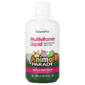 NaturesPlus Animal Parade® Multivitamínico Líquido Fruto Silvestre Tropical 8871 ml (30 fl oz)