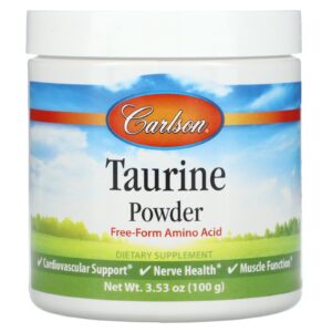 Carlson, Taurina em Pó, 100 g (3,53 oz)