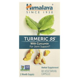 Himalaya Turmeric 95® com Curcumina 60 Cápsulas Vegetarianas