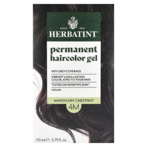 Herbatint Permanent Herbal Haircolor Gel 4M Mahogany Chestnut 456 fl oz (135 ml)