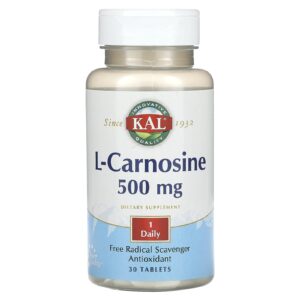 KAL L-Carnosina 500 mg 30 Comprimidos