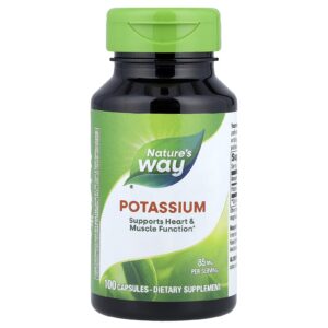 Natures Way Potássio 85 mg 100 Cápsulas