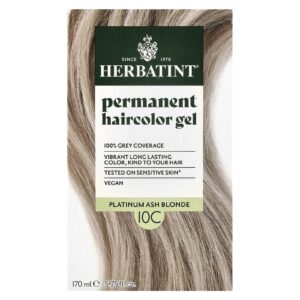 Herbatint Tintura Permanente para Cabelo em Gel 10C Loiro Sueco 135 ml