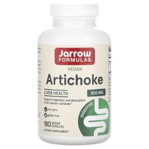 Jarrow Formulas Alcachofra 500 mg 180 Cápsulas Vegetais