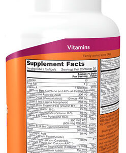 Suplementos Now Foods Now Foods, Multigéis Líquidos, 60