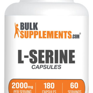 Cápsulas De L-serina Bulksupplements - Suplemento De Aminoác