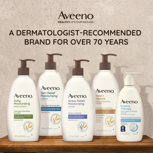 Loção Corporal Hidratante E Calmante Aveeno 18 Oz - Imagem 9