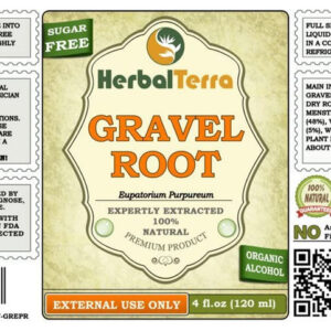 Herbal Terra Llc Tintura De Raiz De Cascalho 5x2 Fl. Oz