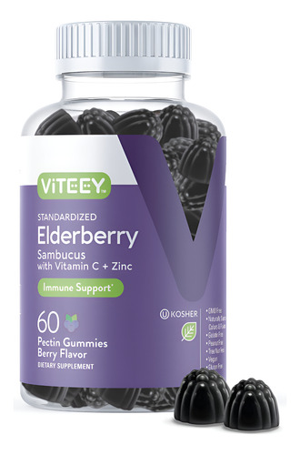 Gomas De Sabugueiro Viteey Sambucus Com Vitamina C E Zinco 6