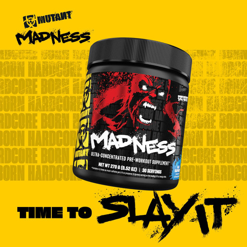Pre Workout Powder Mutant Madness 270 G 30 Porções Trocadil - Imagem 6