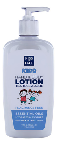 Kiss My Face Kids Loção Para Mãos E Corpo Sem Fragrância - H - Imagem 5