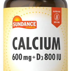 Sundance Cálcio 600mg Com D3 | Suplemento Vegetariano