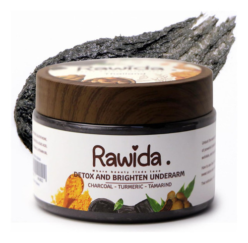 Esfoliante De Desintoxicação De Axilas Rawida Com Carvão