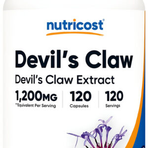 Nutricost Devil&quots Claw 1200mg, 120 Cápsulas Veganas