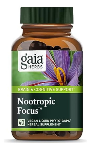 Foco Nootrópico De Gaia Herbs - Cérebro E Cognitivo - Imagem 7