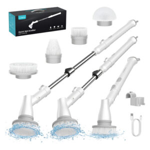 Electric Spin Scrubber Ultrean Cordless W/ 4 Brush Heads