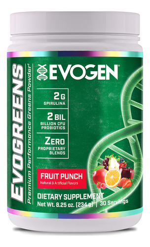 Suplemento Evogen Evogreens Super Greens Powder 30 Porções
