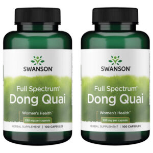 Swanson Dong Quai 530 Mg 100 Cápsulas (2 Pacotes)