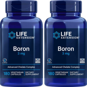 Life Extension Boro 3 Mg 180 Cápsulas (pacote Com 2)