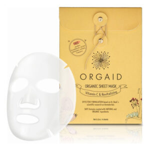 Máscara De Lençol Orgaid Orgânica Vitamina C E Revitalizante