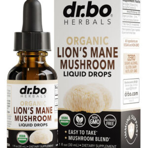Suplemento Drops Dr. Bo Lions Mane Mushroom 30 Ml Orgânico