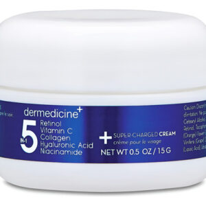 Creme Facial 5 Em 1 Dermedicine: Retinol Vitamina C E Mais