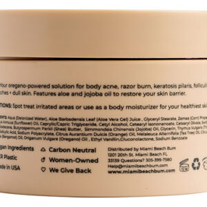 Creme Hidratante Corporal Miami Beach Bum Para Pele