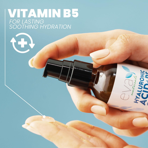 Sérum Eva Naturals Ácido Hialurônico + B5 60ml Para Todos Os - Imagem 7