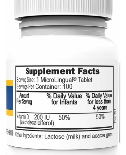 Suplemento De Vitamina D3 De Fonte Superior Para Bebês - Imagem 2