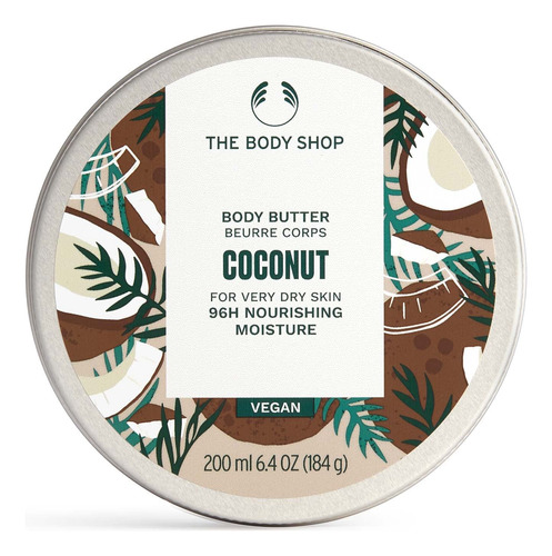 Manteiga Corporal The Body Shop Nutritiva De Coco 190 Ml Veg
