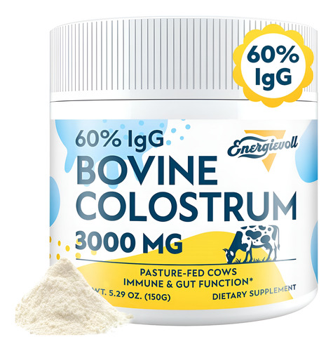 Suplemento Em Pó De Colostro Bovino Energievoll - 60% Igg 30 - Imagem 7